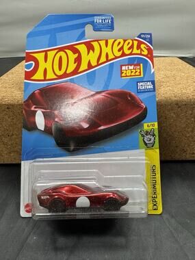 2022 Hot Wheels Coupe Clip Red 101/250 Experimotors 6/10 Keychain Car 1:64 HCX09